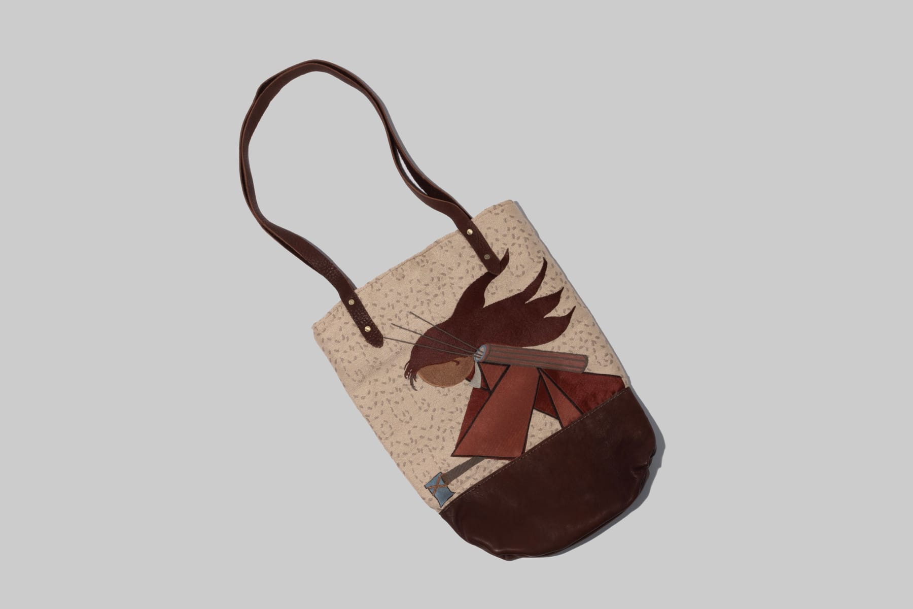 Mahota Textiles, Chickasaw Hatchet Woman Tote