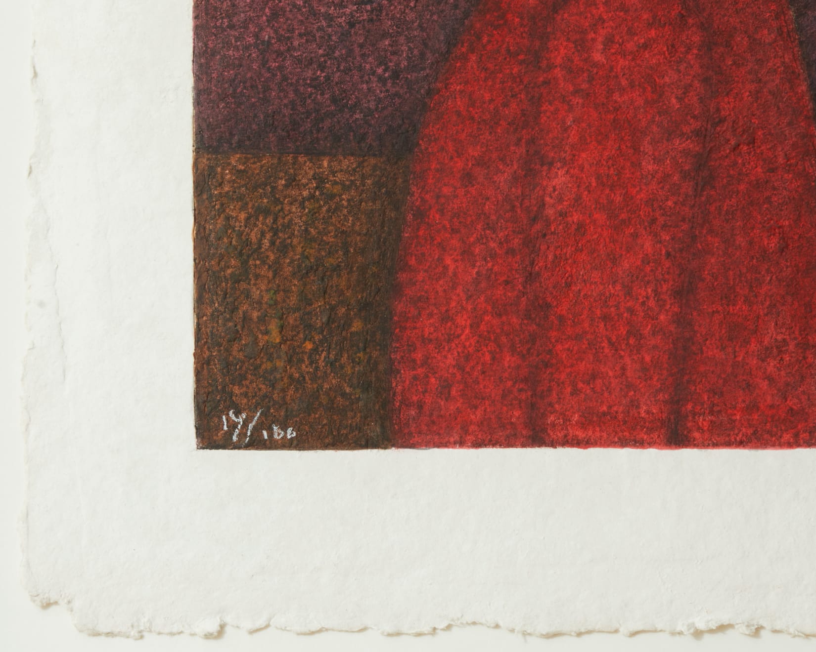 Rufino Tamayo, Figura en Rojo, 1989