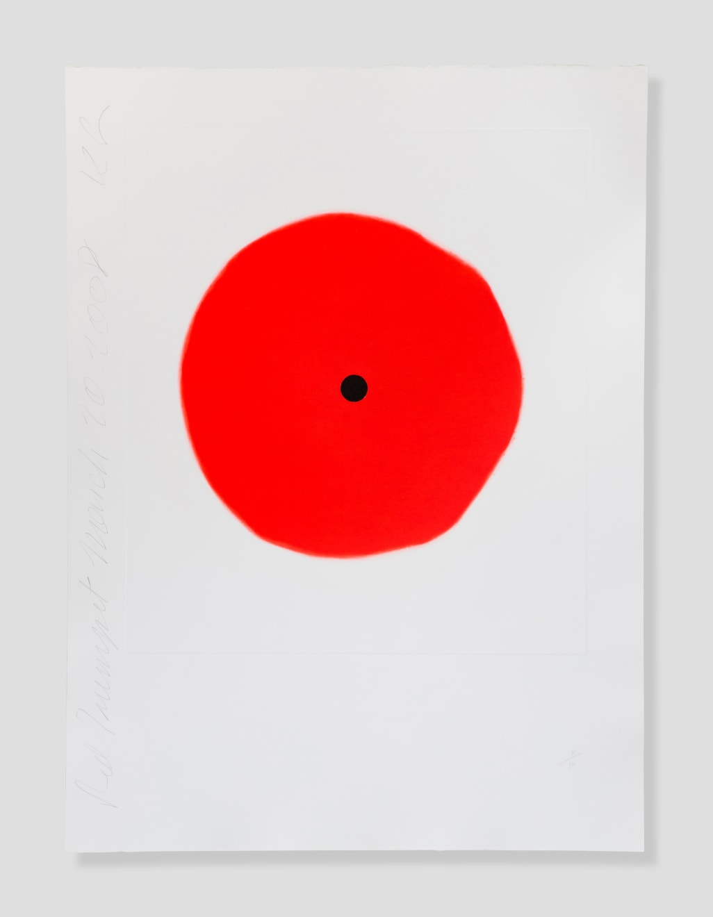 Donald Sultan, Red Trumpet, 2008