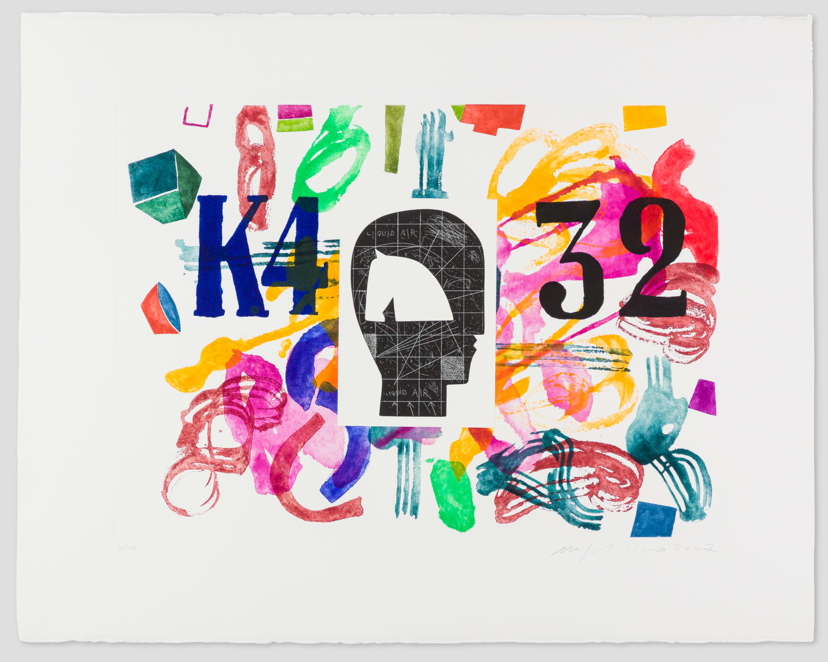 Mimmo Paladino, K 432 , 2007