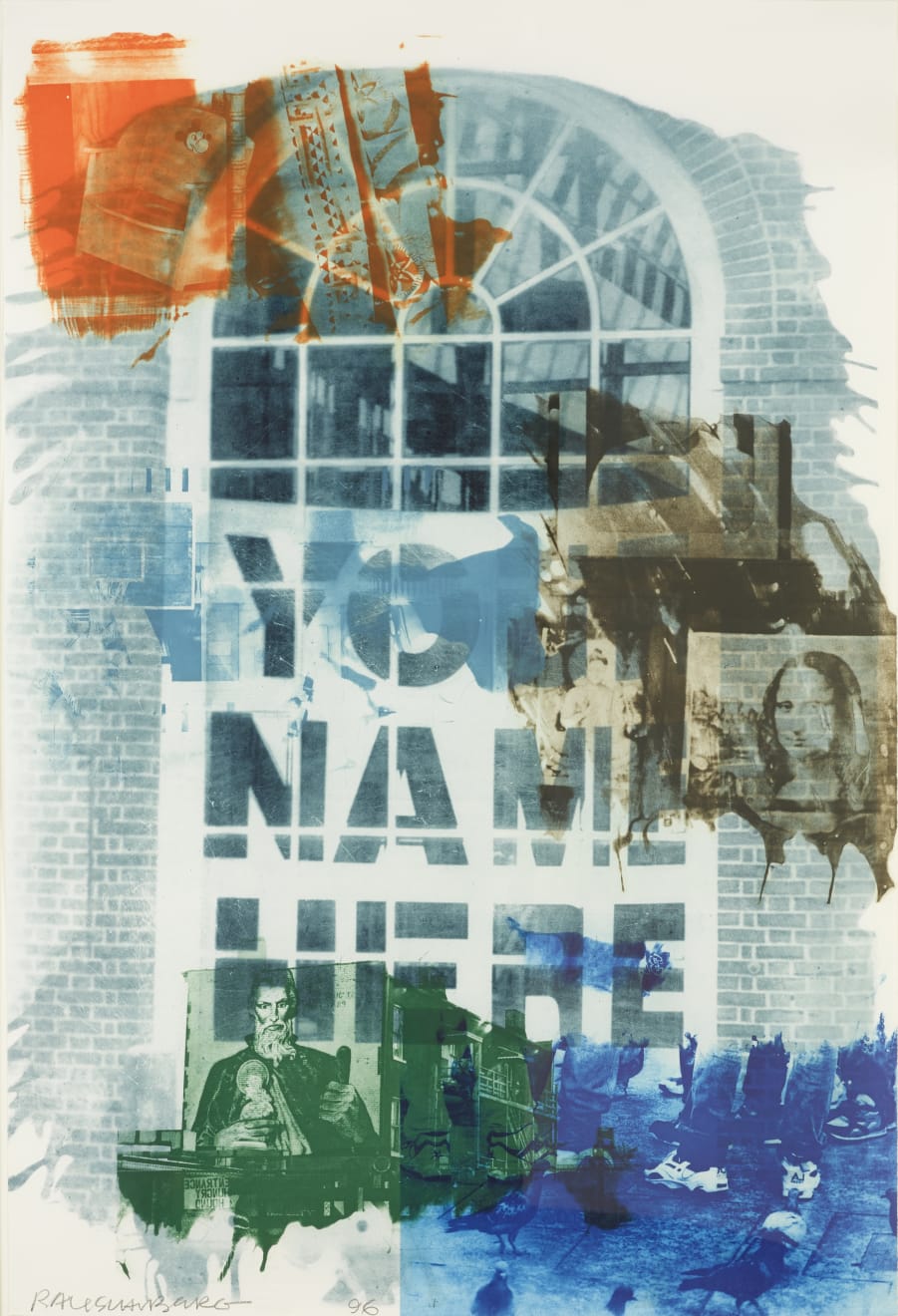 Robert Rauschenberg, Banco, 1996