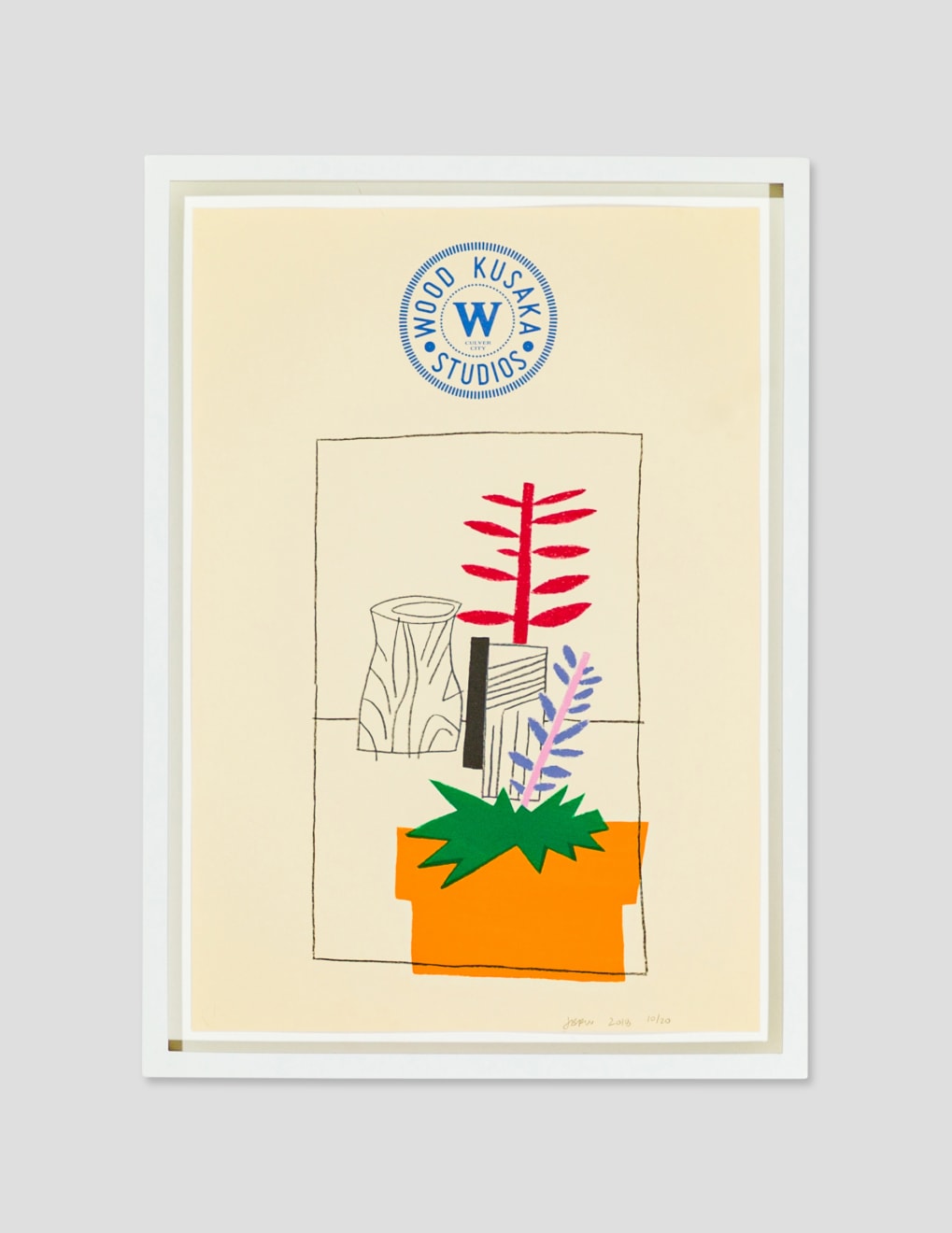 Jonas Wood, Notepad Doodle 2 (State I), 2018