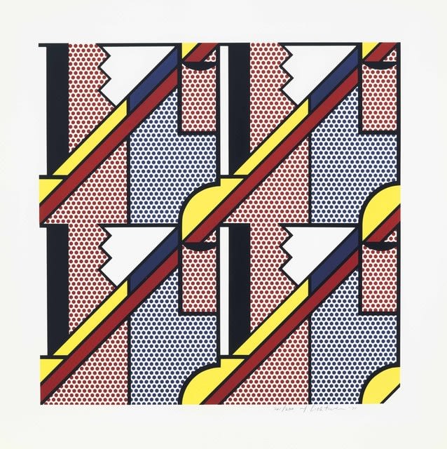Roy Lichtenstein, Modern Print, 1971