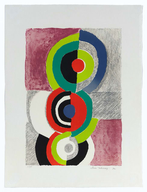 Sonia Delaunay, Les trois Grâces, 1972