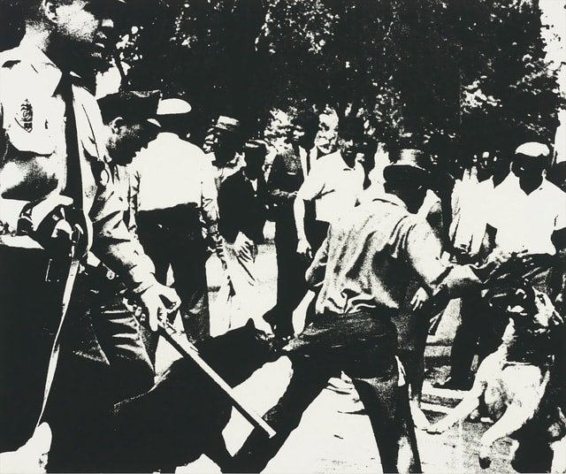 Andy Warhol, Birmingham Race Riot, from Ten Works by Ten Painters, 1964