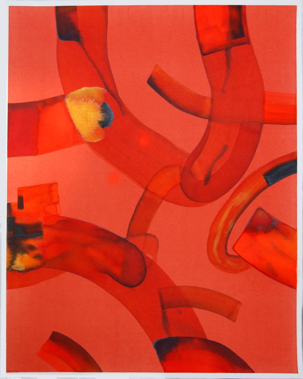 Isabella Nazzarri, La danza dei serpenti, 2017, 50x40,5cm, watercolor on paper