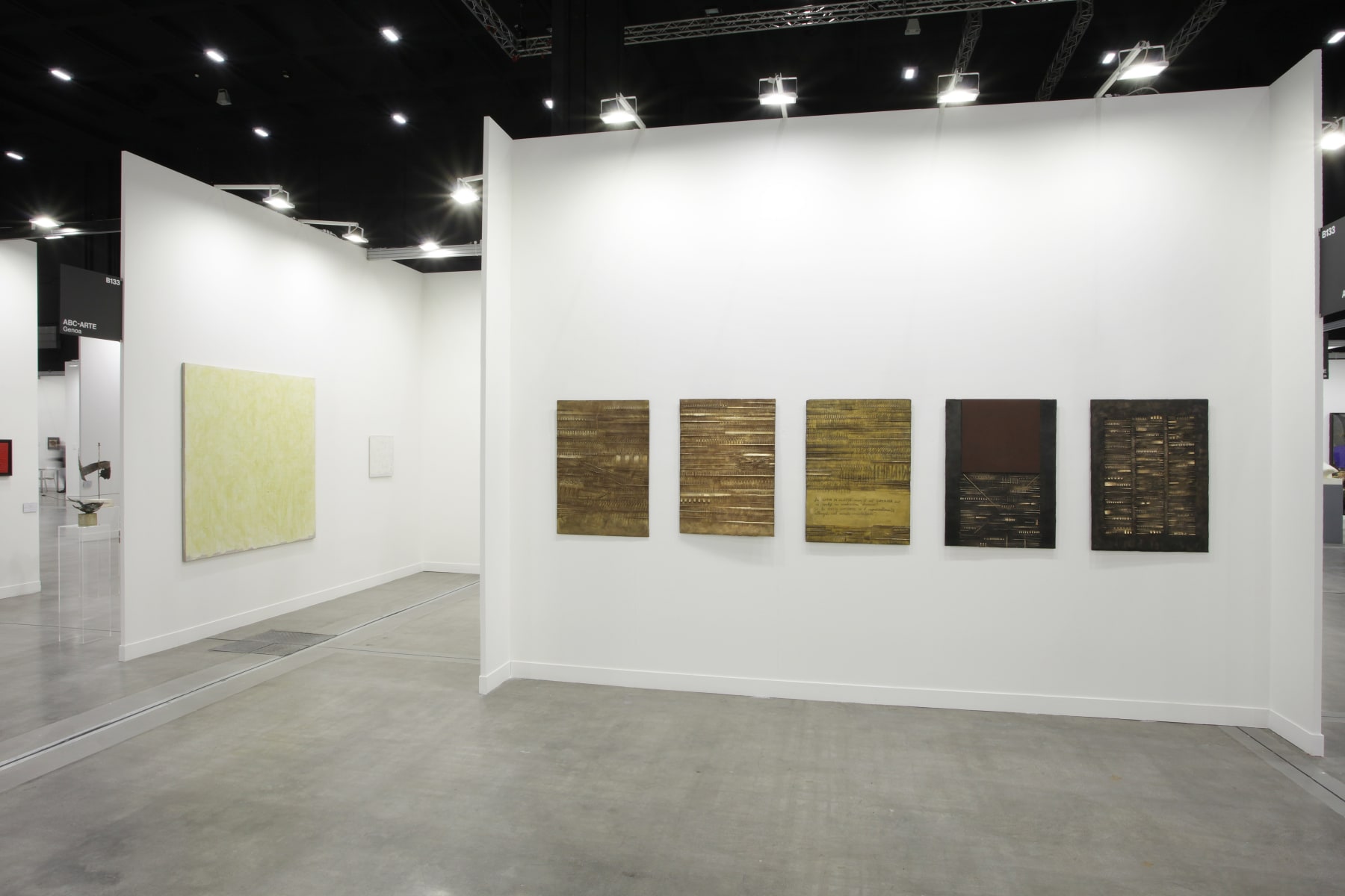 ABC-ARTE, Miart 2022, Giorgio Griffa, Arnaldo Pomodoro, Tomas Rajlich, Nanni Valentini, Michele Zaza