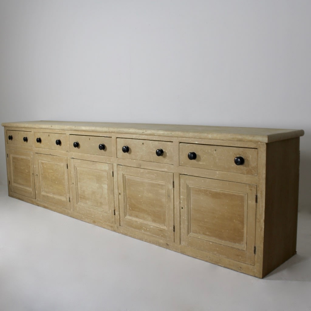 Country House Original Painted Pine Dresser Base sold