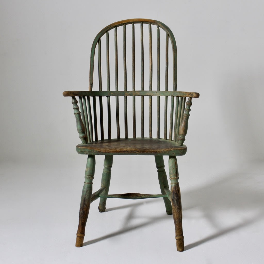 19th Century Original Painted West Country Windsor Armchair ( sold )