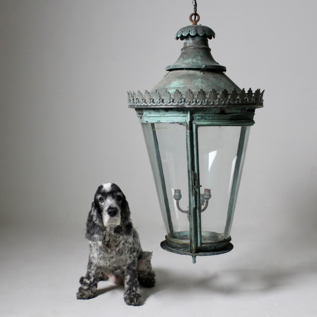 Large 19th Century copper Lantern ( sold )
