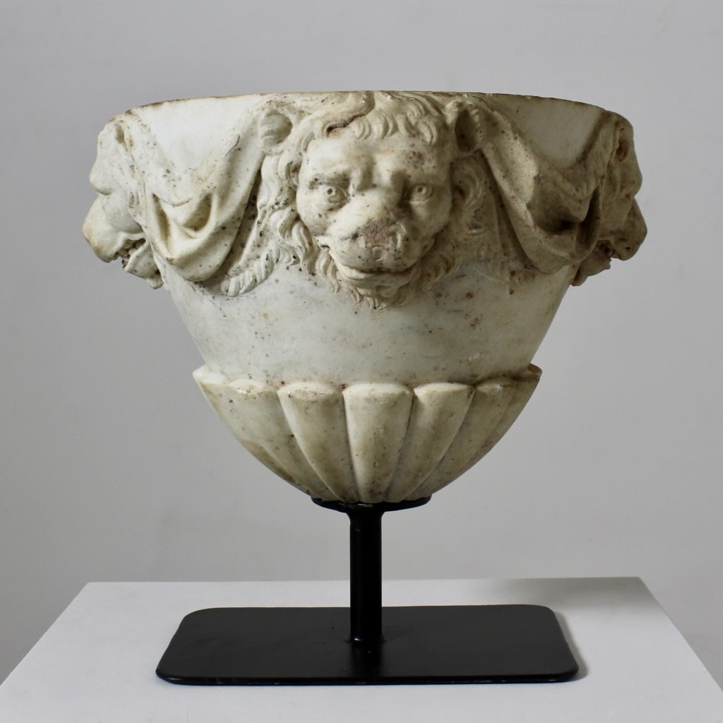 18th Century Carved Marble Fragment ( sold )