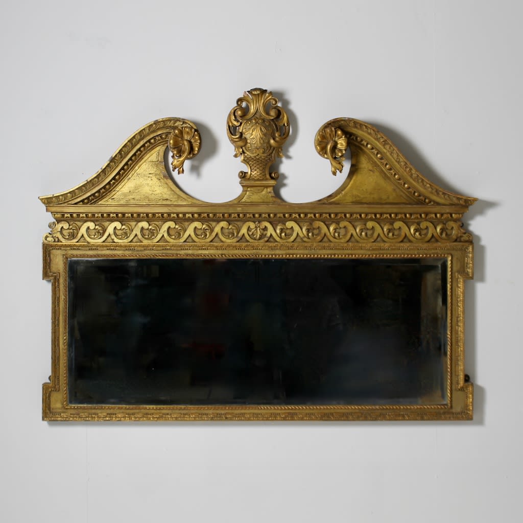 Large George II Overmantle Mirror ( sold )