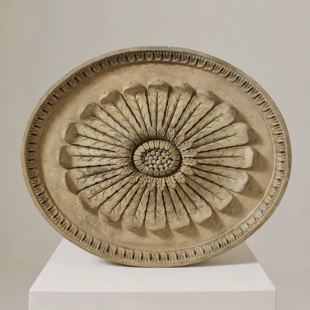 Coade Stone Oval Paterae ( sold )