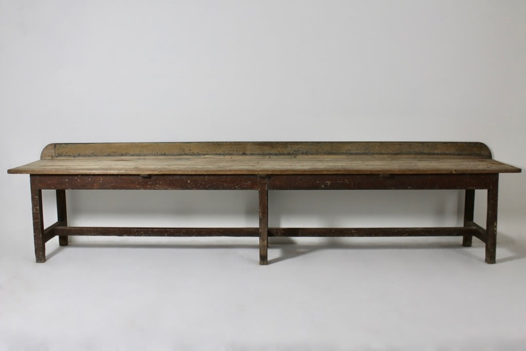 19th Century Country House Pine Kitchen Preparation Table ( sold )