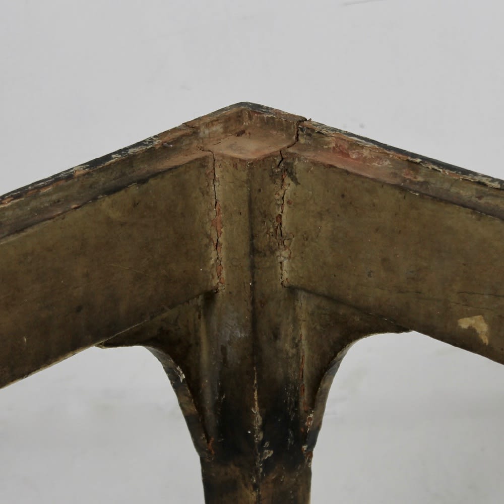 18th Century American Country House Original Painted Chest On Stand ( sold )