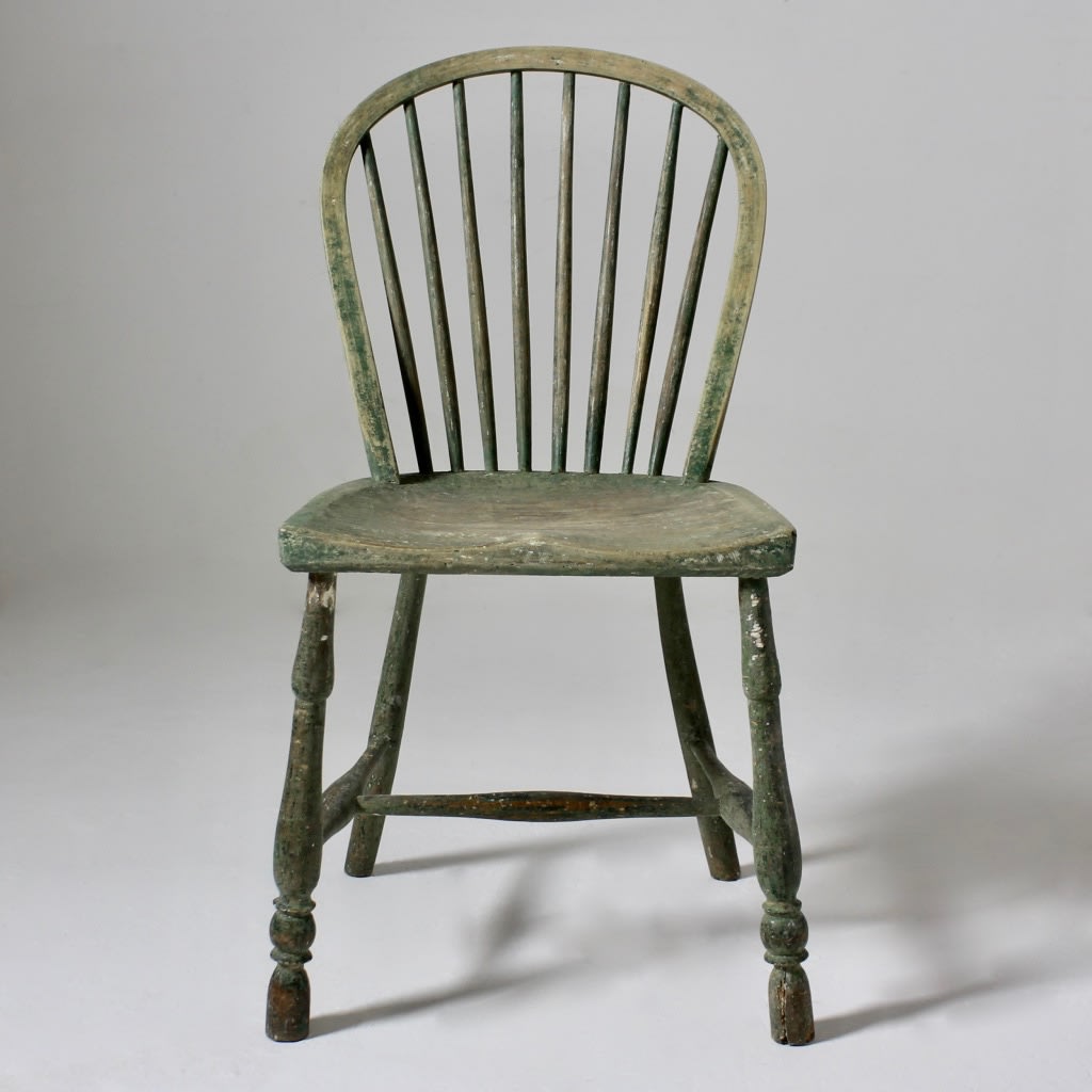 19th Century Original Painted West Country Side Chair ( sold )
