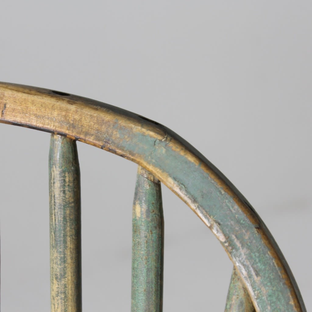 19th Century Original Painted West Country Windsor Armchair ( sold )