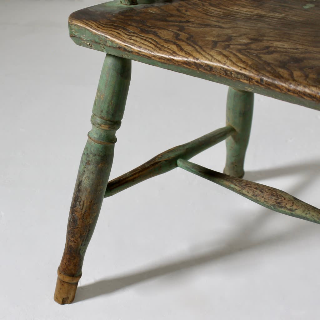 19th Century Original Painted West Country Windsor Armchair ( sold )