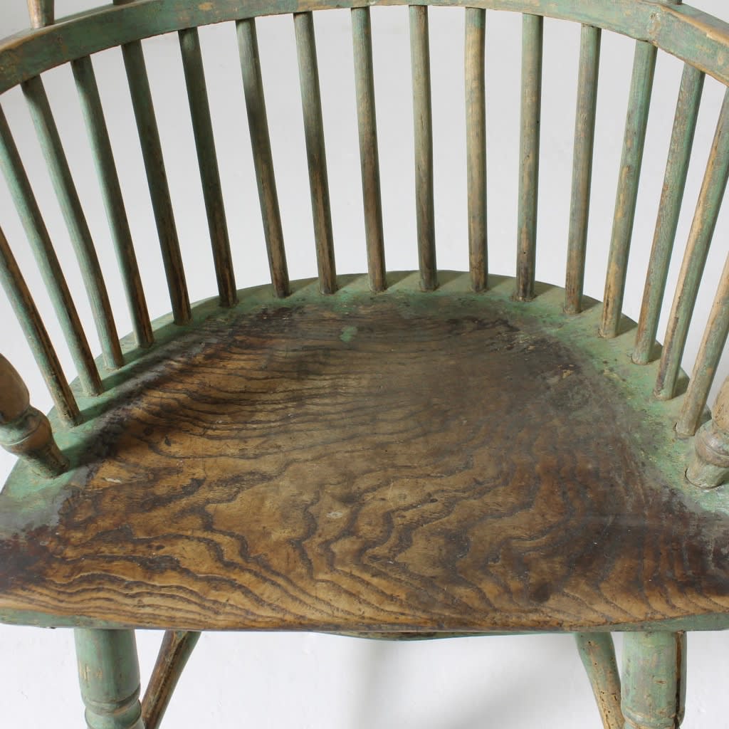 19th Century Original Painted West Country Windsor Armchair ( sold )