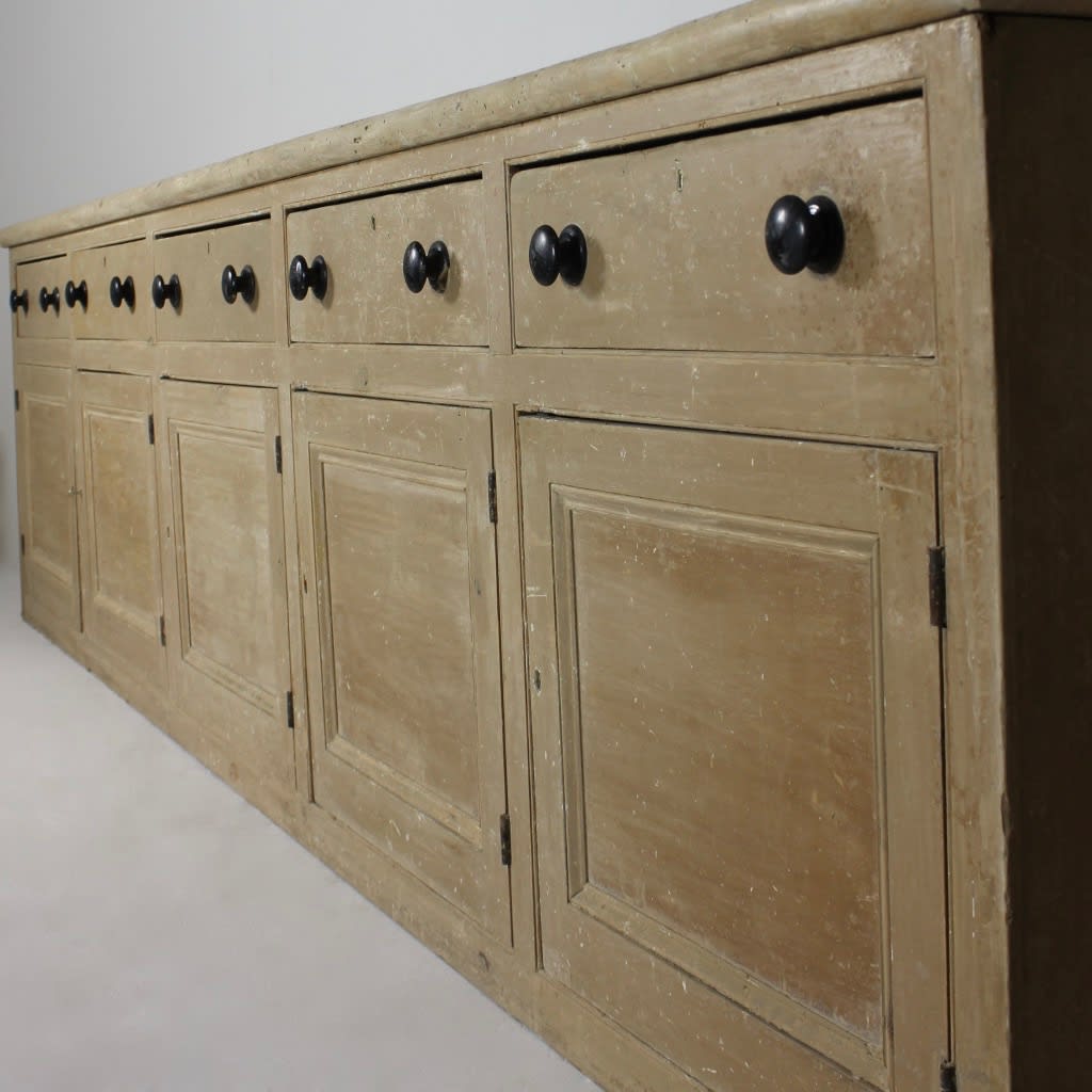 Country House Original Painted Pine Dresser Base ( sold )