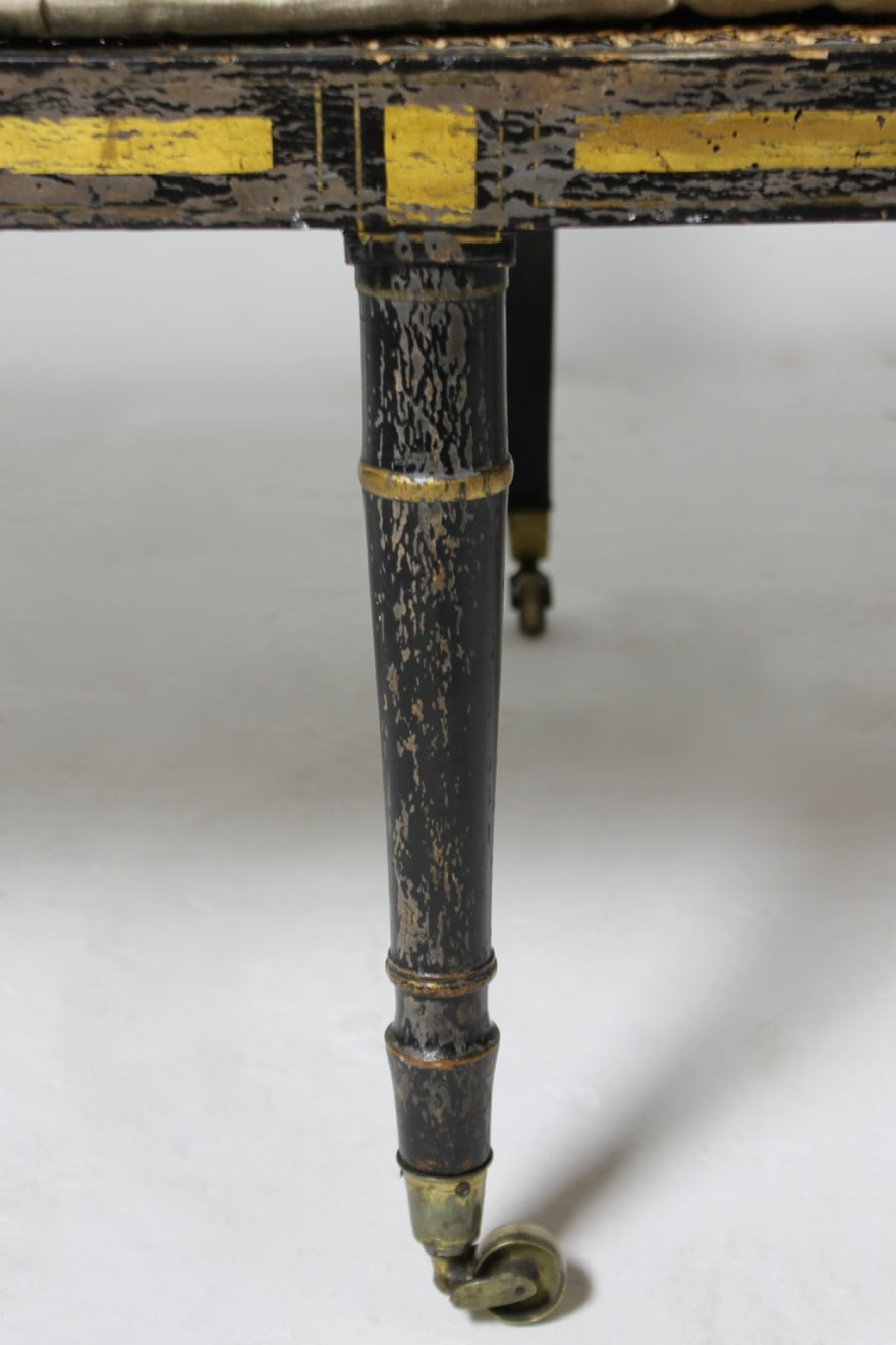 George III Original Painted And Decorated Chair Back Sofa ( sold )