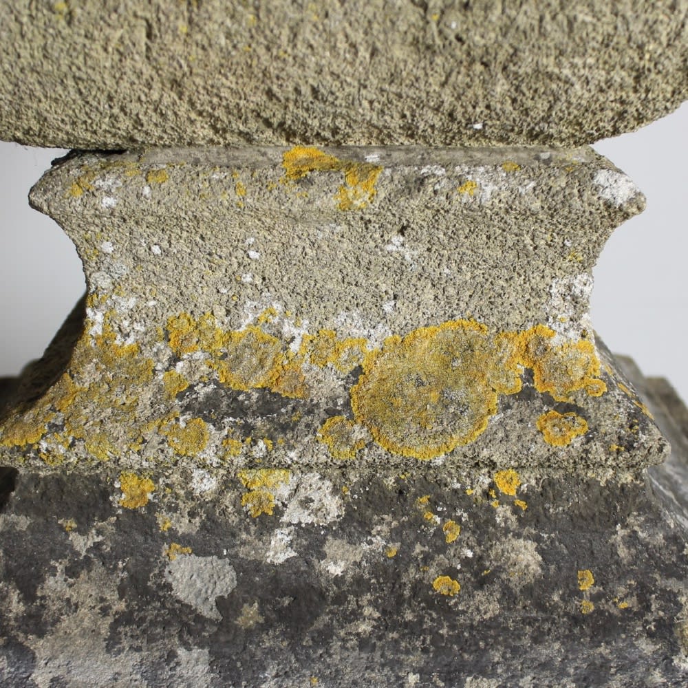 George III Carved Bath Stone Sundial ( sold )