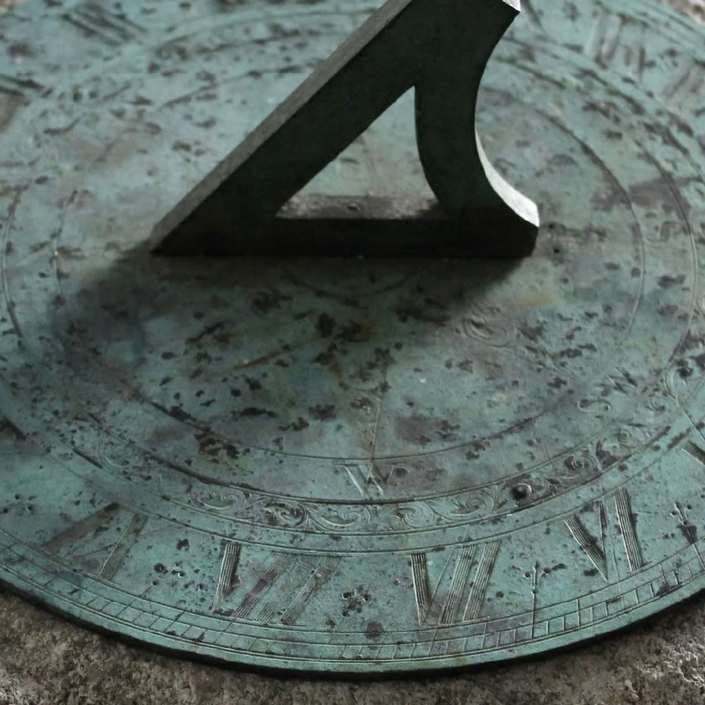 George III Carved Bath Stone Sundial ( sold )