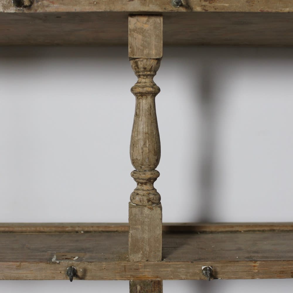 George III Original Painted Pine Country House Dresser ( sold )