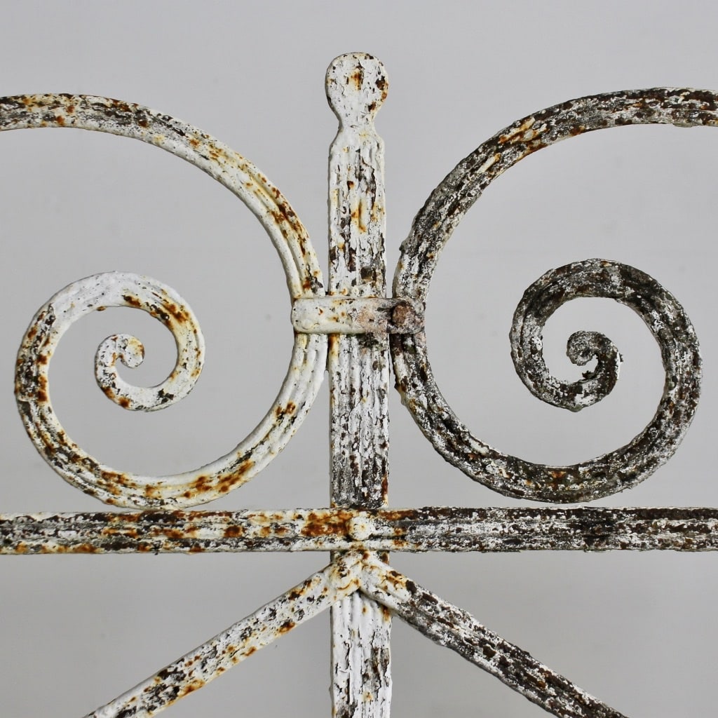 Regency Reeded Iron Garden Bench ( sold )