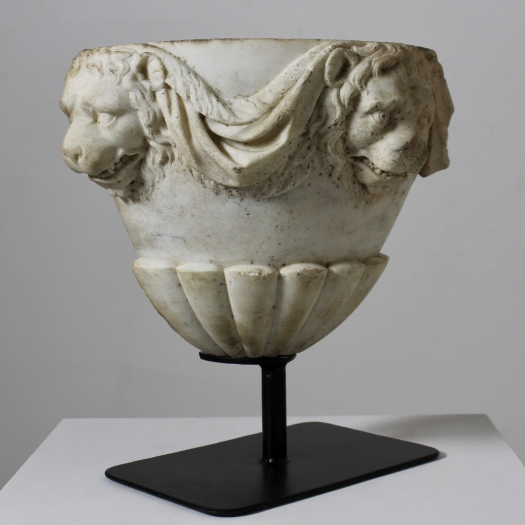 18th Century Carved Marble Fragment ( sold )