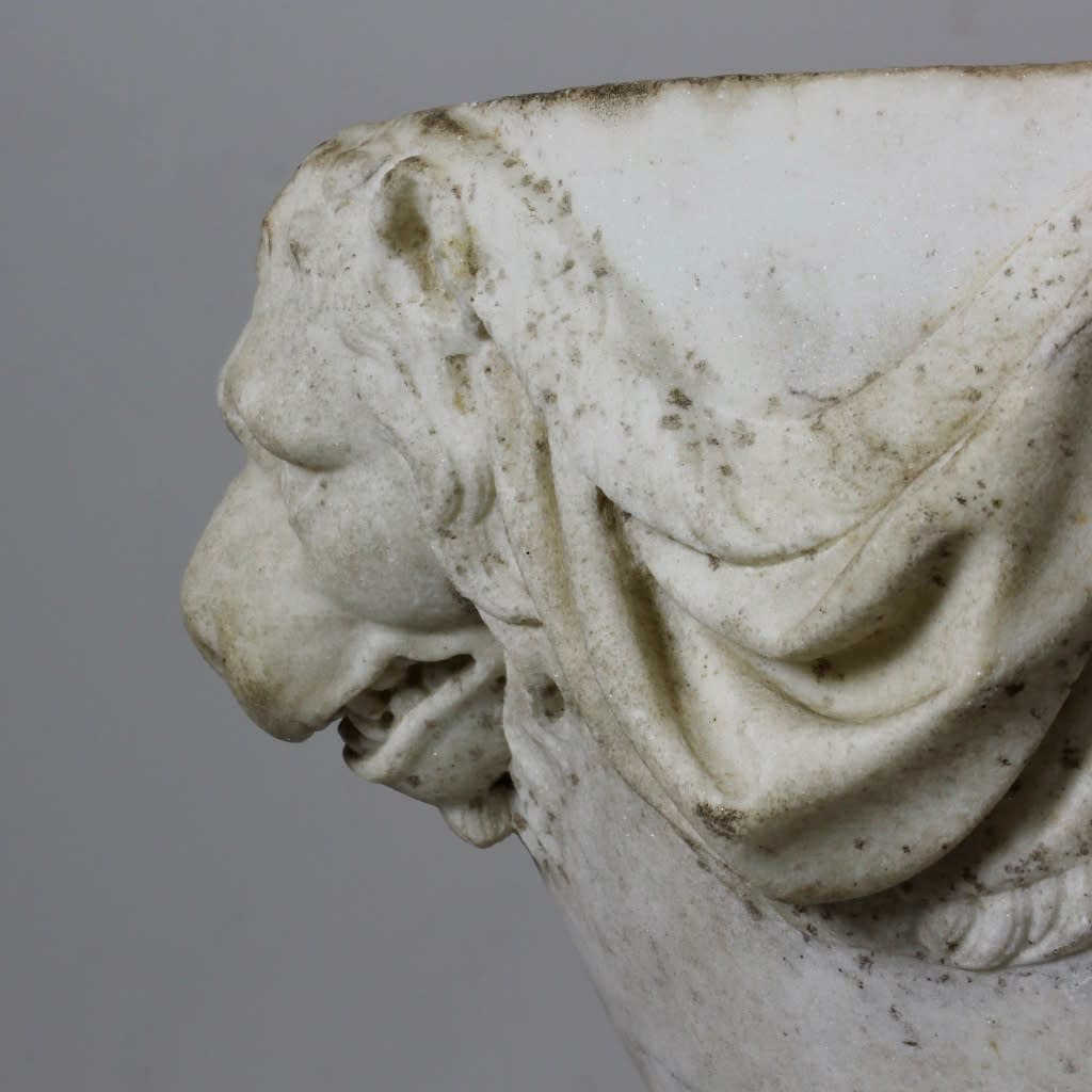 18th Century Carved Marble Fragment ( sold )