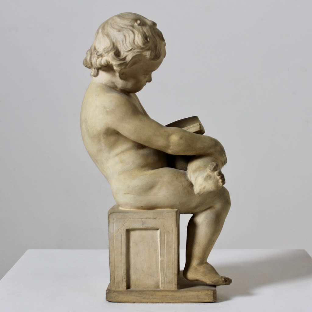 Pair Of J M Blashfield Mantlepiece Figures Of Children ( sold )