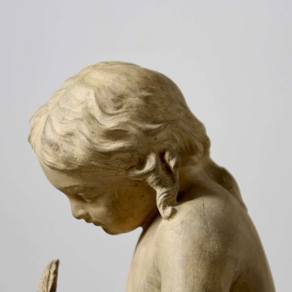 Pair Of J M Blashfield Mantlepiece Figures Of Children ( sold )