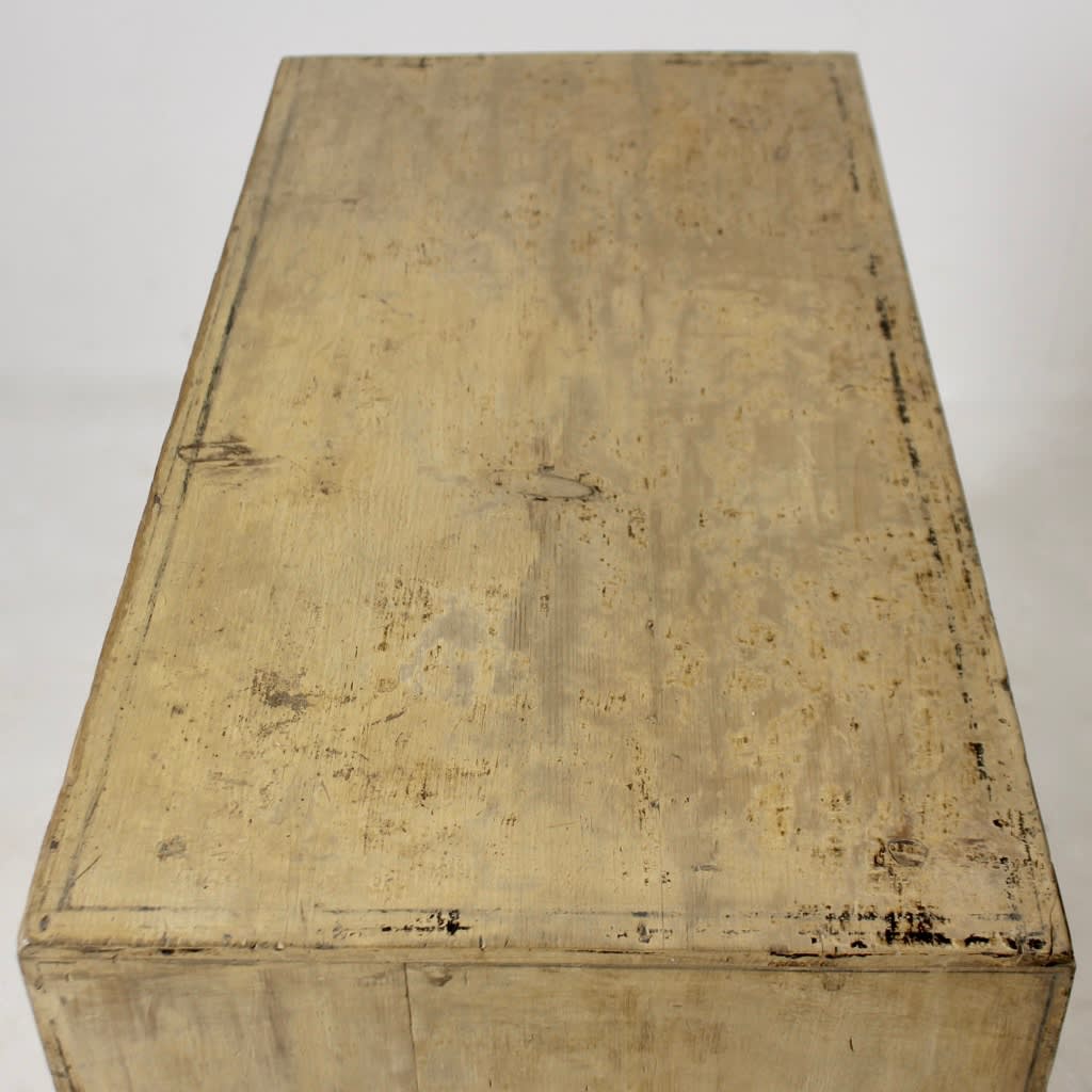 Regency Original Painted Pine Chest Of Drawers ( sold )