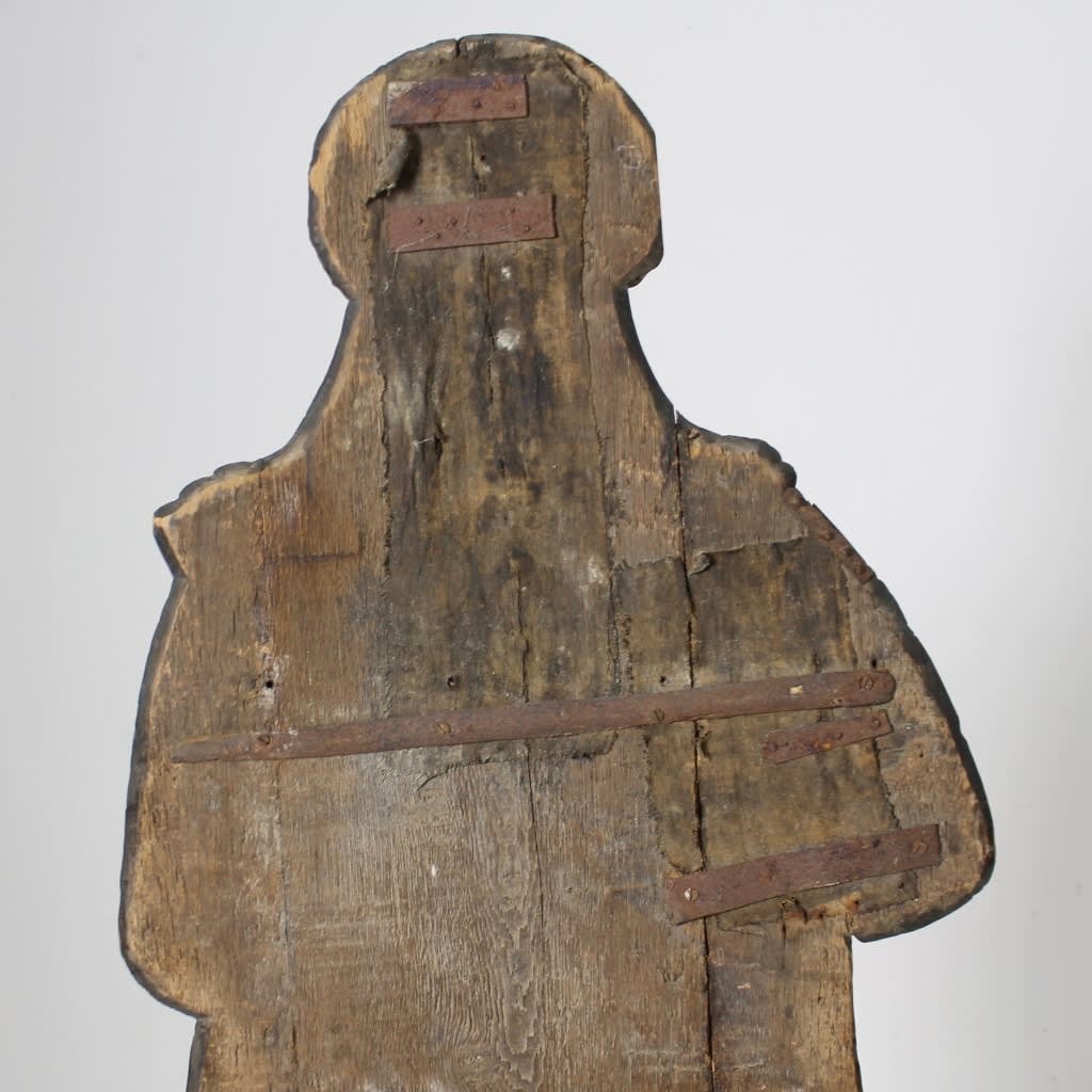 17th Century Original Painted Pine Dummy Board ( sold )