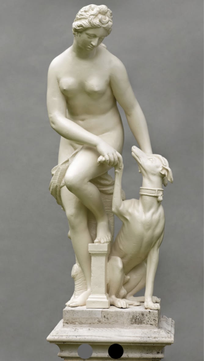 Early 18th Century Lead Greyhound By Andries Carpentiere ( sold )