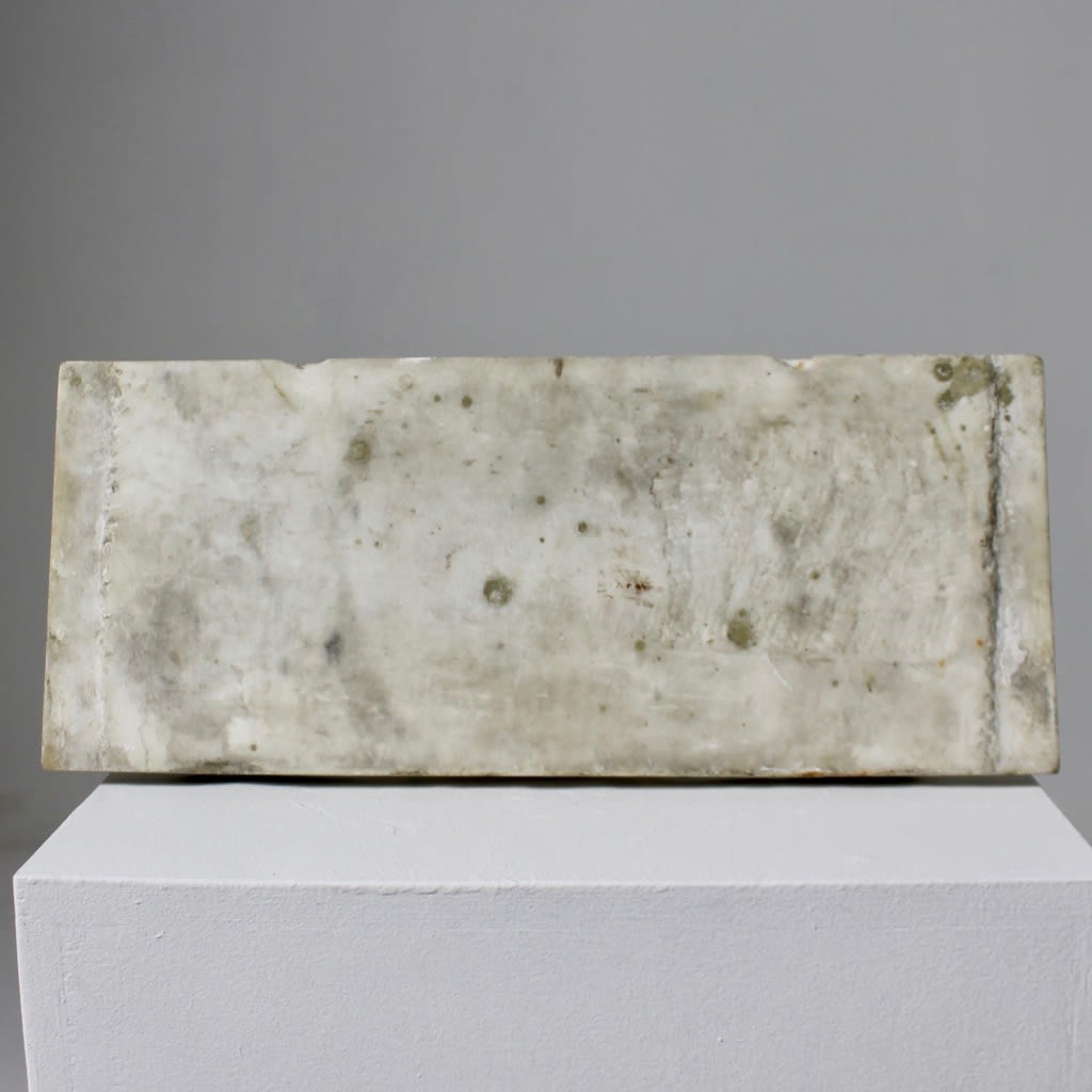 A Fine George III Marble Fireplace Tablet ( sold )
