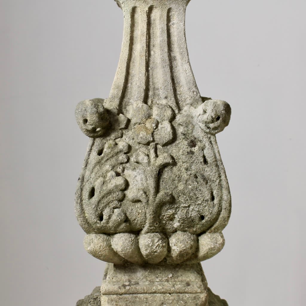 Early 20th Century Carved Portland Stone Sundial ( sold )