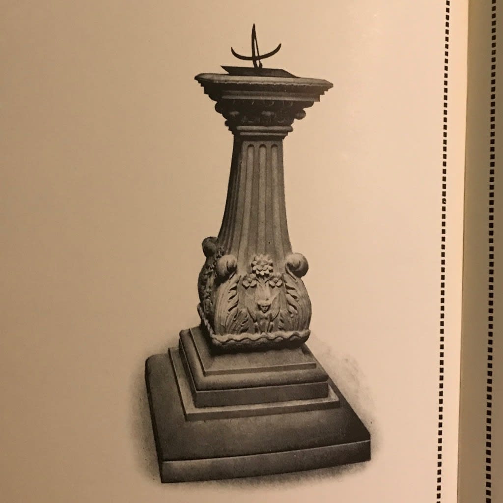 Early 20th Century Carved Portland Stone Sundial ( sold )