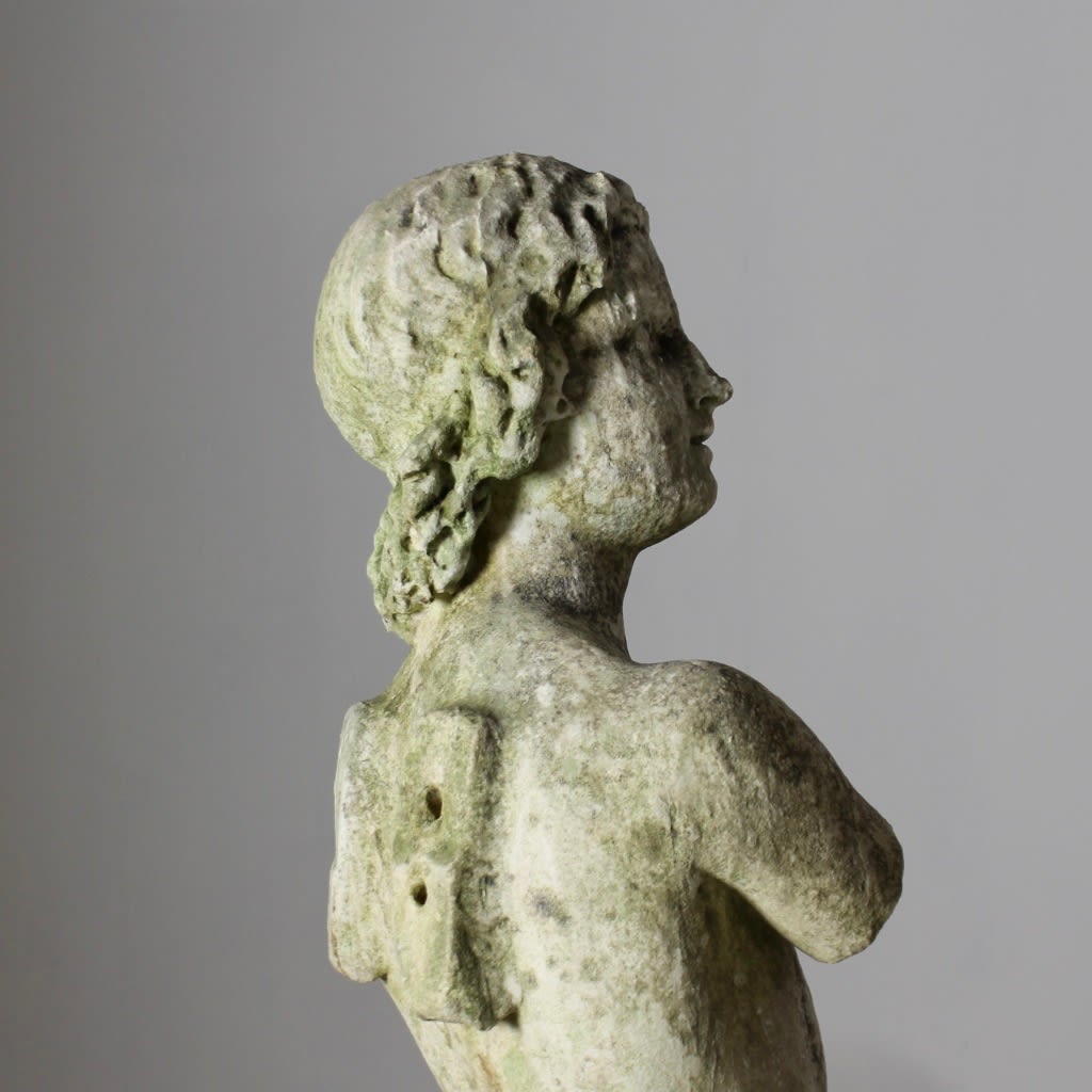 Marble Figure Of Cupid By Benjamin Jennings 1851 ( sold )