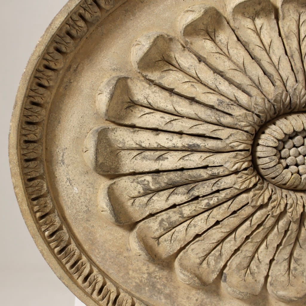 Coade Stone Oval Paterae ( sold )