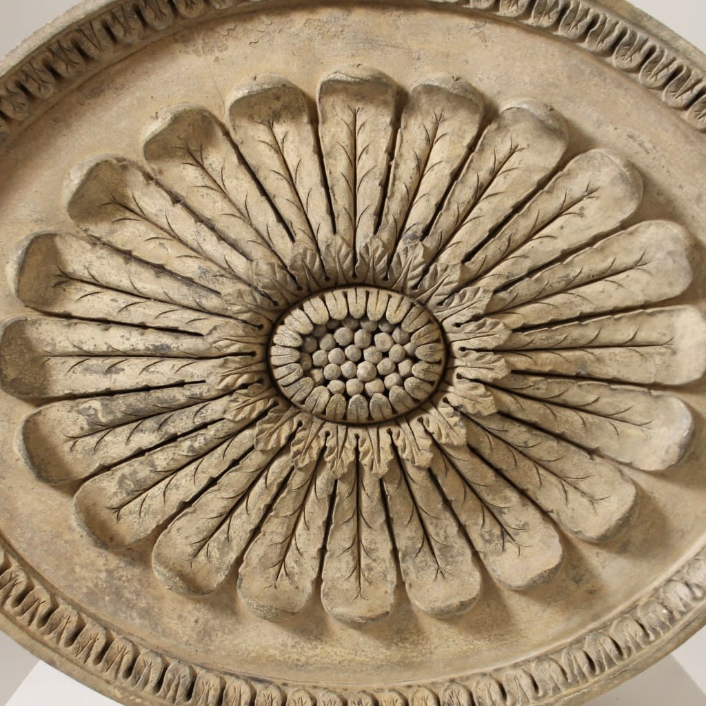 Coade Stone Oval Paterae ( sold )