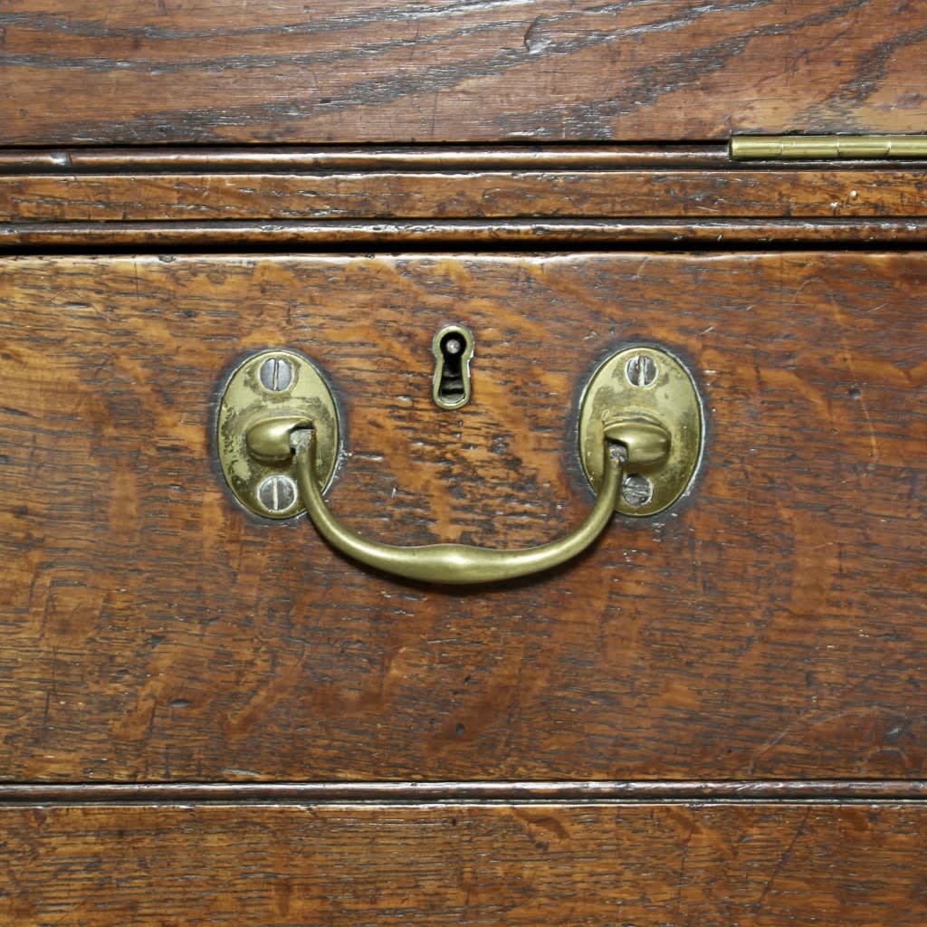 George III Oak Secretaire Estate Cabinet