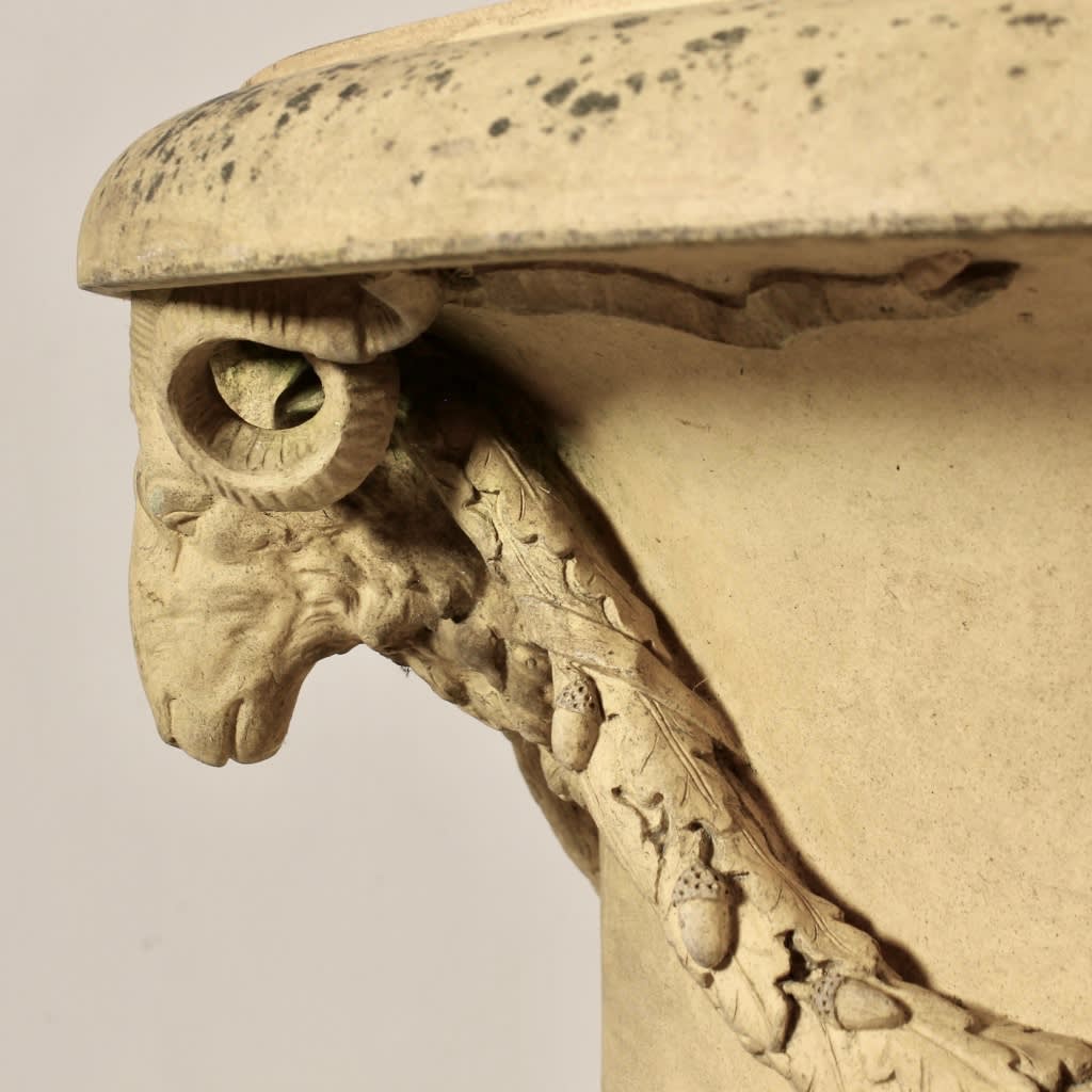 Large Pair Of J M Blashfield Terracotta Garden Urns ( sold )