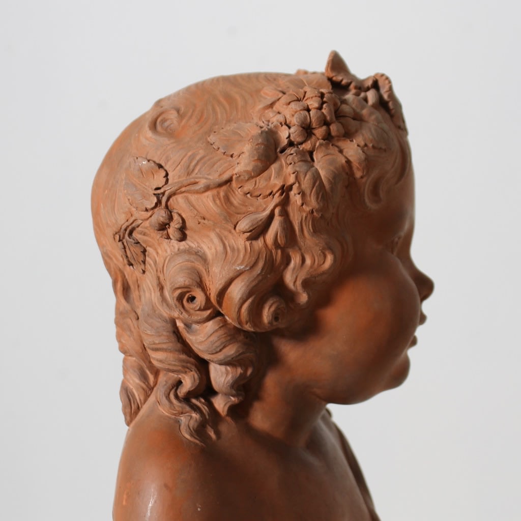 Pair Of J M Blashfield Terracotta Busts ( sold )