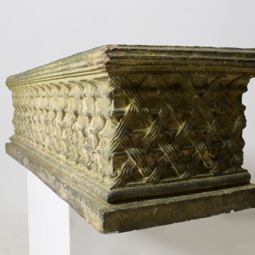 Pair Of J M Blashfield Lattice Planters ( sold )