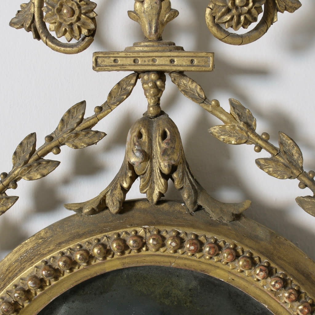 Pair Of George III Gilt Wall Mirrors ( sold )