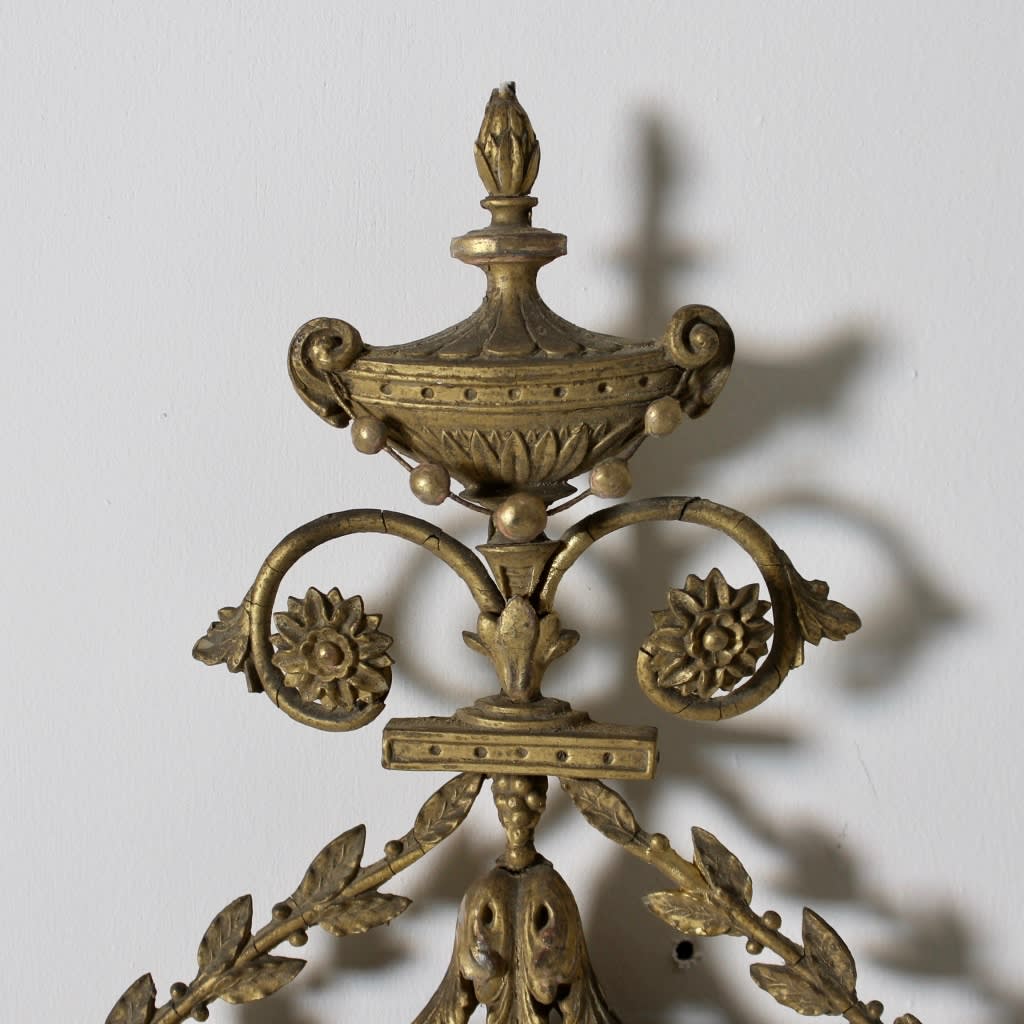 Pair Of George III Gilt Wall Mirrors ( sold )