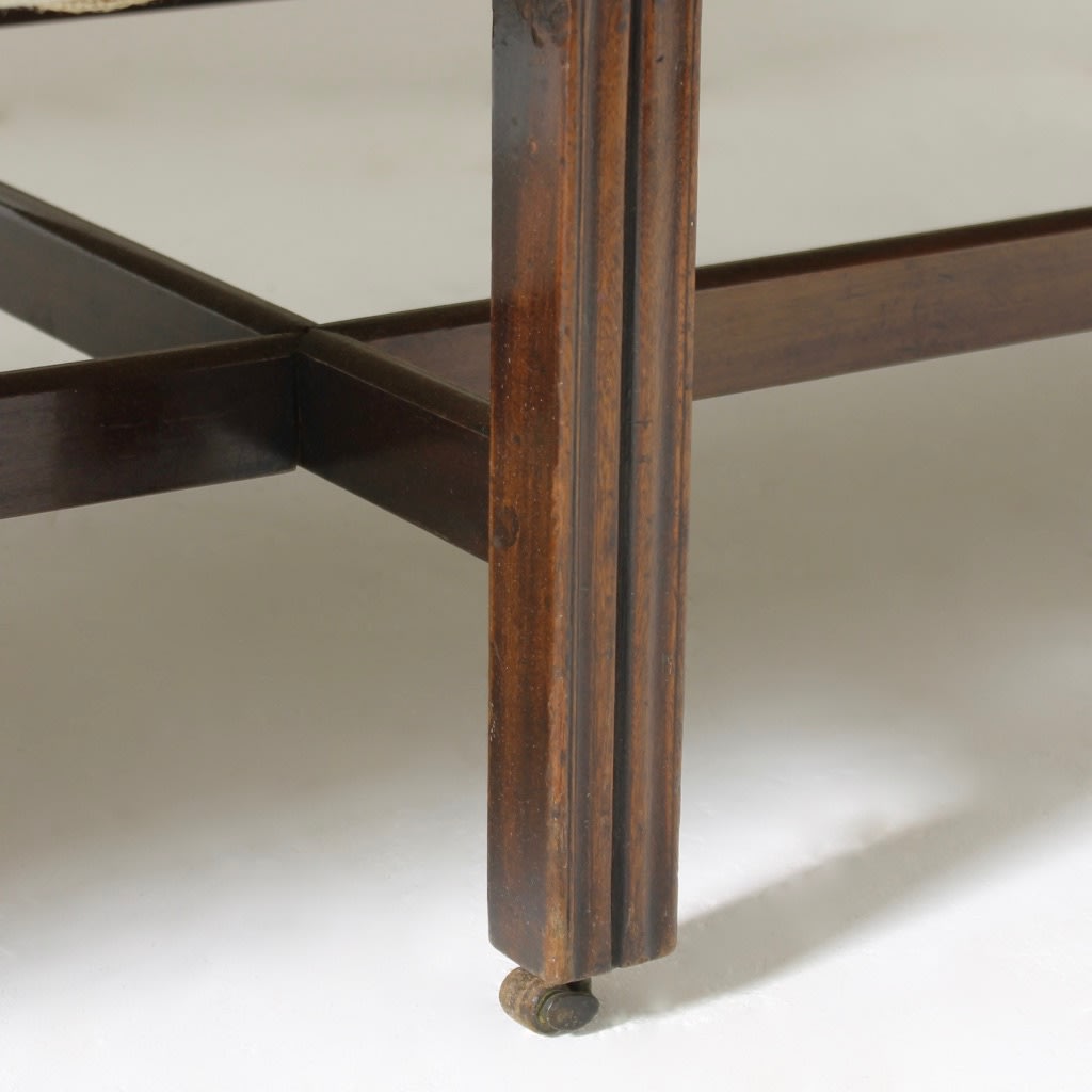 George III Mahogany Camel Back Sofa ( sold )