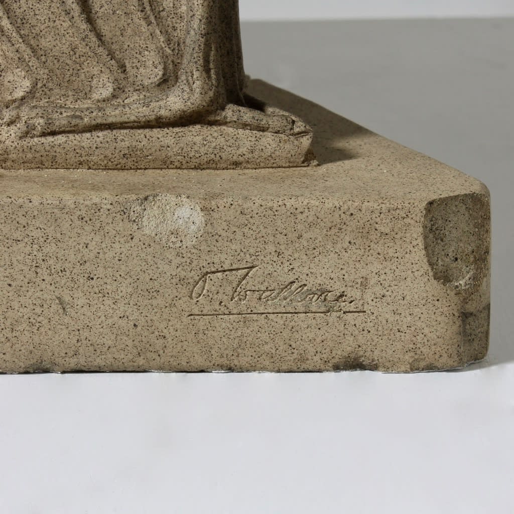 Early 20th Century Stoneware Birdbath By Ottillie Maclaren Wallace ( sold )